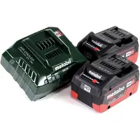 Metabo R 12-18 DAB+ BT Radio de chantier sans fil 12-18 V DAB+ Bluetooth + 2x batterie 5,5 Ah + chargeur