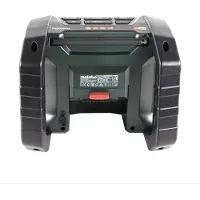 Metabo R 12-18 DAB+ BT Radio de chantier sans fil 12-18 V DAB+ Bluetooth + 1x batterie 5,5 Ah + chargeur (AM, DAB+ DAB, FM, Bluetooth), Radio, Noir