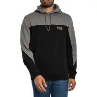 Emporio Armani Sweat à capuche Authentic Colour Block - Noir, Noir