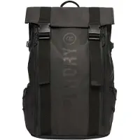 Superdry Tarp Roll Top Rucksack Woman Backpack Noir