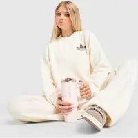 Adidas Originals Sweat en maille Trefoil - Crème, Crème