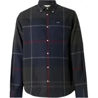 Barbour Chemise 'Dunoon' bleu marine / sapin / rouge foncé
