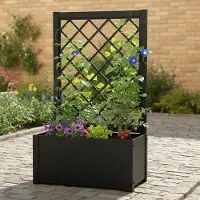 Merkloos Jardin surélevé avec pergola, idéal pour les plantes et les légumes