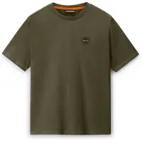 Napapijri T-Shirt 'S-Badge' olive
