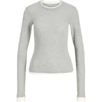 JJXX T-shirt gris clair / blanc