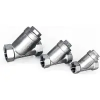 Markenlos Filtre en Y, filetage intérieur 3/4" BSP, en acier inoxydable 304, pour installations sanitaires. (Quantité : 1)
