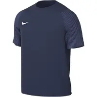 Nike Maillot de football Dri-FIT Academy II à manches courtes pour enfants, couleur bleu marine/bleu marine/blanc, référence HV8168-410, taille L (12-13 ans)