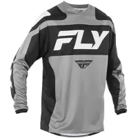 FLY Racing , maillot à manches longues F-16, couleur gris, taille S, pour homme, couleur gris, taille S