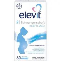 Elevit 2 gélules grossesse, 60 gélules
