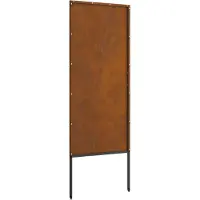 Syfax Écran de confidentialité de jardin Fretwork Rouillé 50 x 140 cm
