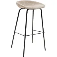 Merkloos Tabouret de bar Riga - 80 cm - Couleur taupe