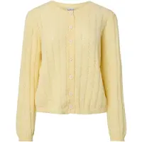 Pieces Cardigan 'PCAda' jaune clair