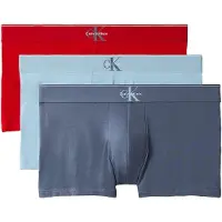 Calvin Klein Lv00nb4472 Trunk Boxers 3 Units Multicolore M Homme