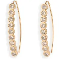 Ralph Lauren Boucles d'oreilles 'EMELLIE' or / transparent