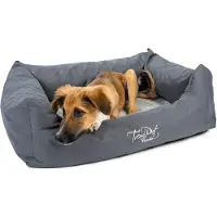 Merkloos Lit orthopédique pour chien Viscado, couleur gris