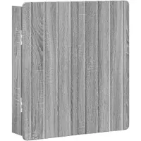 vidaXL Armoire pour jeu de fléchettes, modèle ZWOLLE, couleur sonoma gris, dimensions : 52,5 x 10,5 x 57,5 cm
