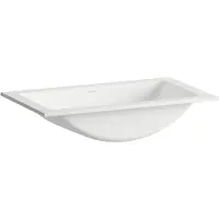 Laufen CLASSICS Lavabo à encastrer par le bas, rectangulaire, sans percement pour la robinetterie, sans trop-plein, 526x290x143mm, blanc brillant, H513CL20001121