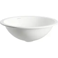 Laufen FORM Lavabo à encastrer par le bas, rond, sans trou pour robinet, sans trop-plein, 400x400x140mm, H513FM30001121