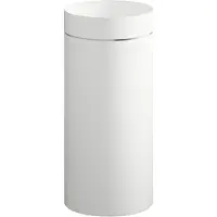 Laufen UNISONO lavabos, au sol, avec fixation murale, rond, sans trou pour robinet, sans trop-plein, 400x442x900mm, H511UO47571121