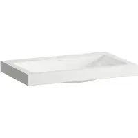 Laufen CLASSICS Vasque, rectangulaire, 1 trou pour robinet, sans trop-plein, 800x500x111mm, blanc brillant, H512CL70001111