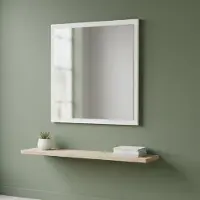 Dmora - Miroir Spiegel Rino, miroir de salle de bain, 100 % fabriqué en Italie, 60 x 2 x 60 cm, [informations supplémentaires manquantes]