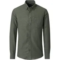 Casamoda Casual Fit Chemise vert, Unicolore