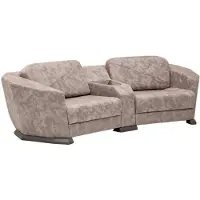 AEA Elegant Dreisitzer Sofa Grau Couch Wohnzimmer Büromöbel Relax 3-Sitzer 260cm