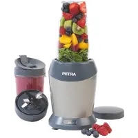 Petra NutriMax Smoothie/Juice Blender Multi-Purpose 2 godets de mixage de 800 ml/1 litre