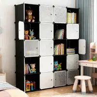Merkloos Armoire pliante avec 20 compartiments et 2 étagères