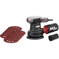 Skil Ponceuse excentrique 280 W 125 mm avec sac à poussière XL et 10 disques 7422 AA