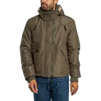 Superdry Homme Veste Coupe-vent Arctic à Capuche Khaki Taille: S