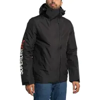 Superdry Veste mi-saison 'Yachter' rouge orangé / noir / blanc