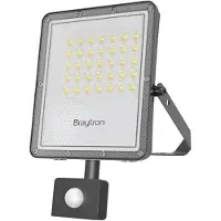 Braytron Projecteur LED avec détecteur de mouvement, 30 W, blanc chaud, blanc neutre, blanc froid, IP65