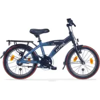Alpina Yabber, Enfants, Hommes, Aluminium, Bleu marine, Bleu, 45,7 cm (18"), Monovitesse