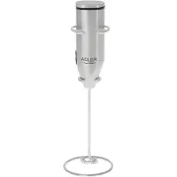 Adler AD 4500 mousseur/chauffeur de lait électrique manuel Acier inoxydable