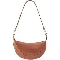 Merkloos Pochette en forme de croissant "Mona", en cuir de haute qualité, pour femmes
