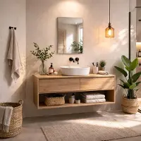 Baikal Miroir de salle de bain , disponible dans différentes formes et tailles. Option avec