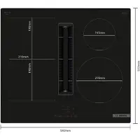 Bosch Plaque à Induction Serie 4 Pvs611b16e 59 Cm 4 Feux