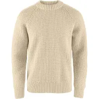 Fjällräven Övik Waffle Sweater Beige L Homme