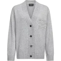 Karl Lagerfeld Cardigan gris chiné