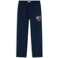 Tommy Hilfiger Pantalon 'Festive' bleu marine / rouge rubis / blanc