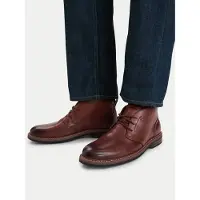 Clarks Aldwin2 Chukka Booties Marron EU 43 Homme
