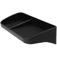 Sonstiges Organisateur de console centrale pour voiture, boîte de rangement, finition noire mate, résistant à la chaleur, antidérapant, dimensions : 24,8 x 11,5 x 6,5 cm