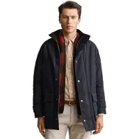 Gant pour homme. 7006682 Veste Double Decker cirée marine (M), Casuel, Coton