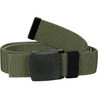 MFH - Max Fuchs Hommes, Ceinture, Ceinture Tactical Elastic vert olive, boucle en plastique, 3,7 cm, Vert
