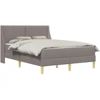 vidaXL : Structure de lit avec matelas, 2 pièces. Housse amovible