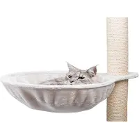Markenlos Arbre à chat Comfort XL - gris clair - ajouter un sac - pour plus de confort