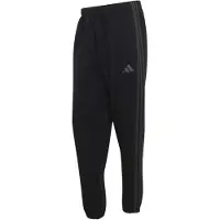 Adidas Essentials 3 Stripes Fleece Tapered Cuffed Joggers Noir XL / Regular Homme