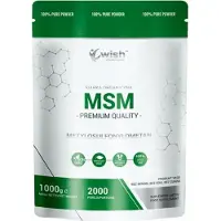 Wish MSM Soufre organique pour les articulations, les os, les cheveux, VEGE 1 kg