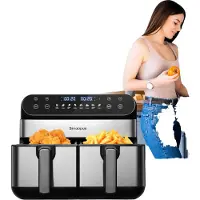 OEM Friteuse à air, modèle à deux bacs, capacité de 10 litres